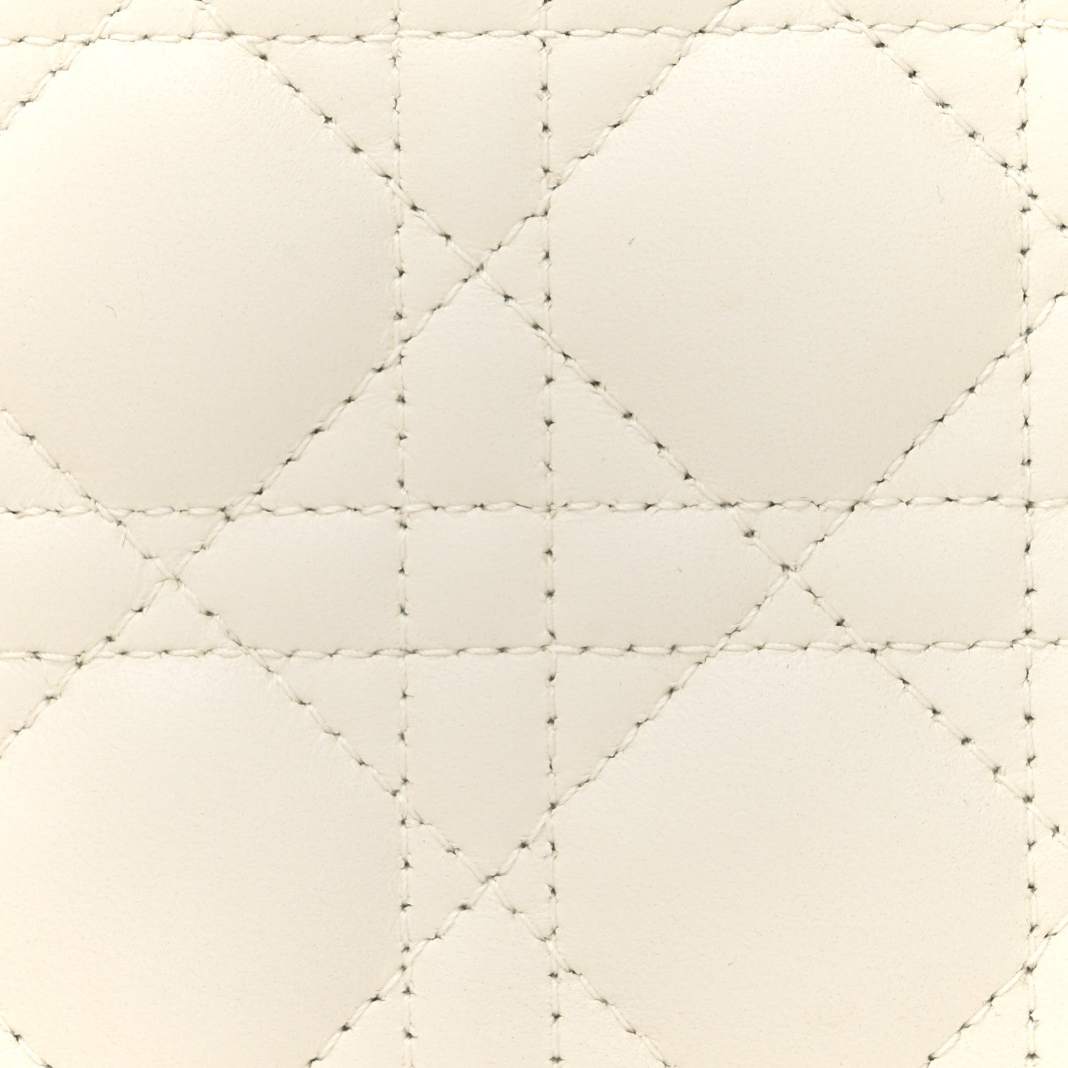 Christian Dior Lambskin Cannage Small My ABCDior Lady Dior White 8 of 12
