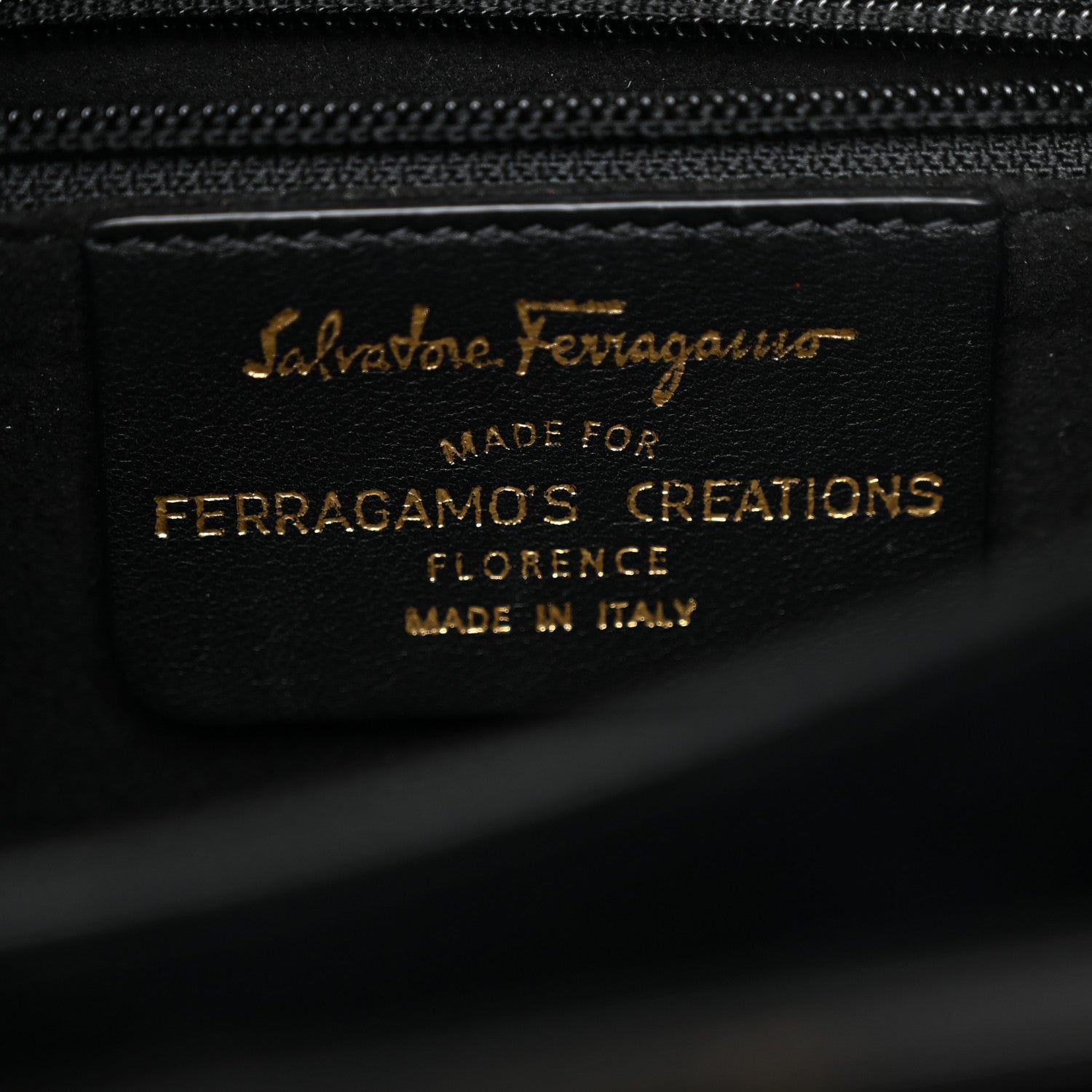 Salvatore Ferragamo Brushed Off Calfskin Iconic Top Handle Bag Black 6 of 12