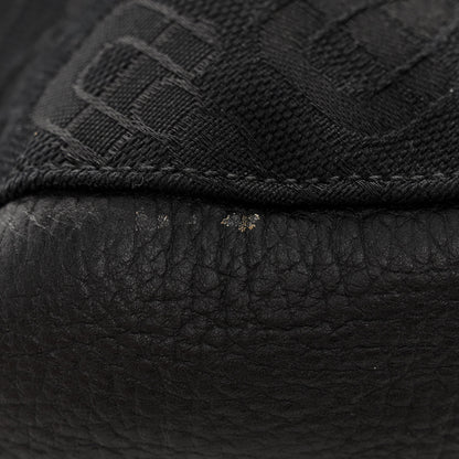 Gucci Canvas Horsebit Print Hobo Black 12 of 12