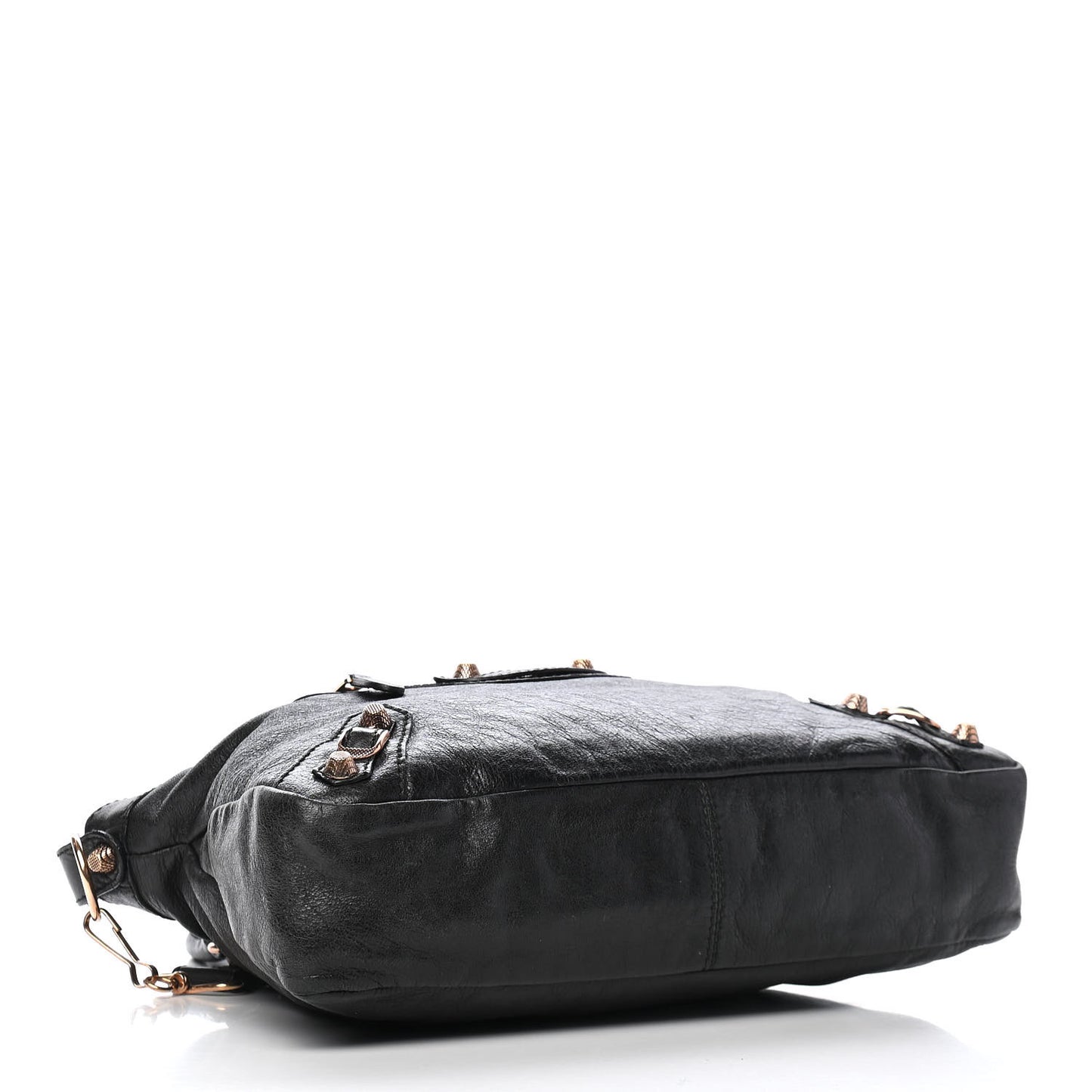 Agneau Giant 12 Rose Gold Hardware Town Black