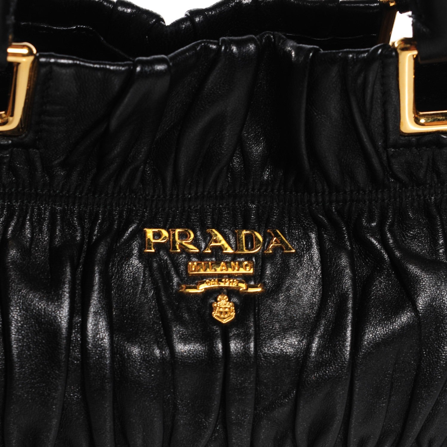 Prada Nappa Gaufre Tote Nero Black 6 of 10