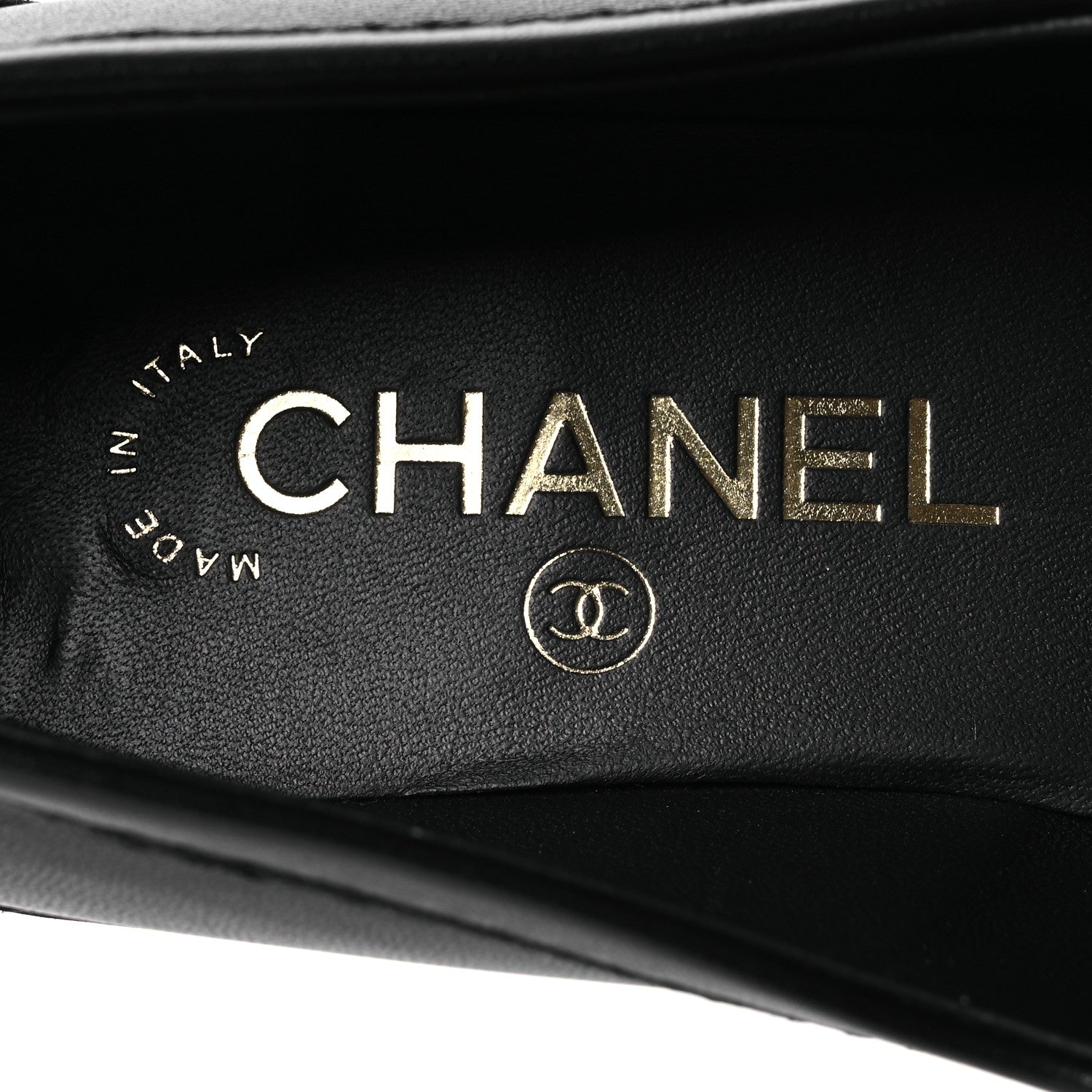Chanel Lambskin Quilted CC Turnlock Loafers 37 Black 9 of 11