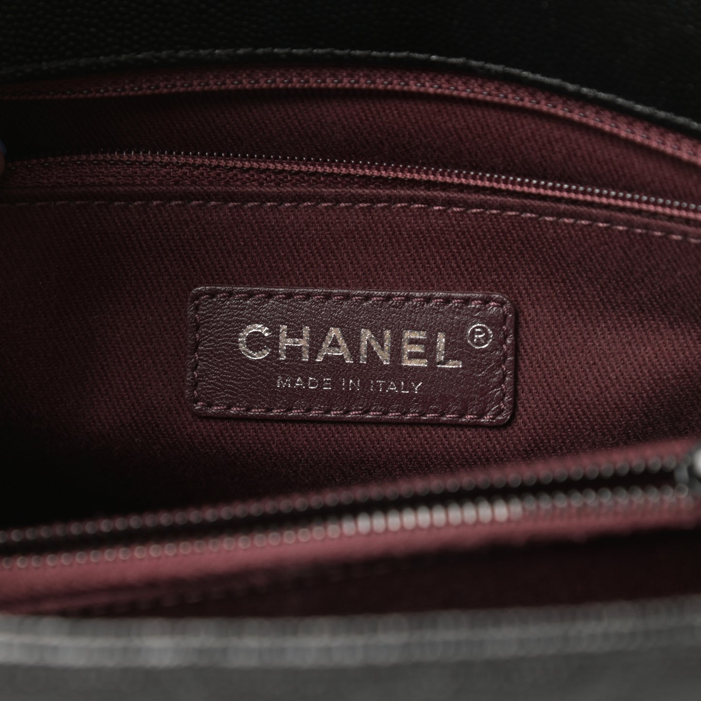 Caviar Chevron Quilted Small Coco Handle Flap So Black