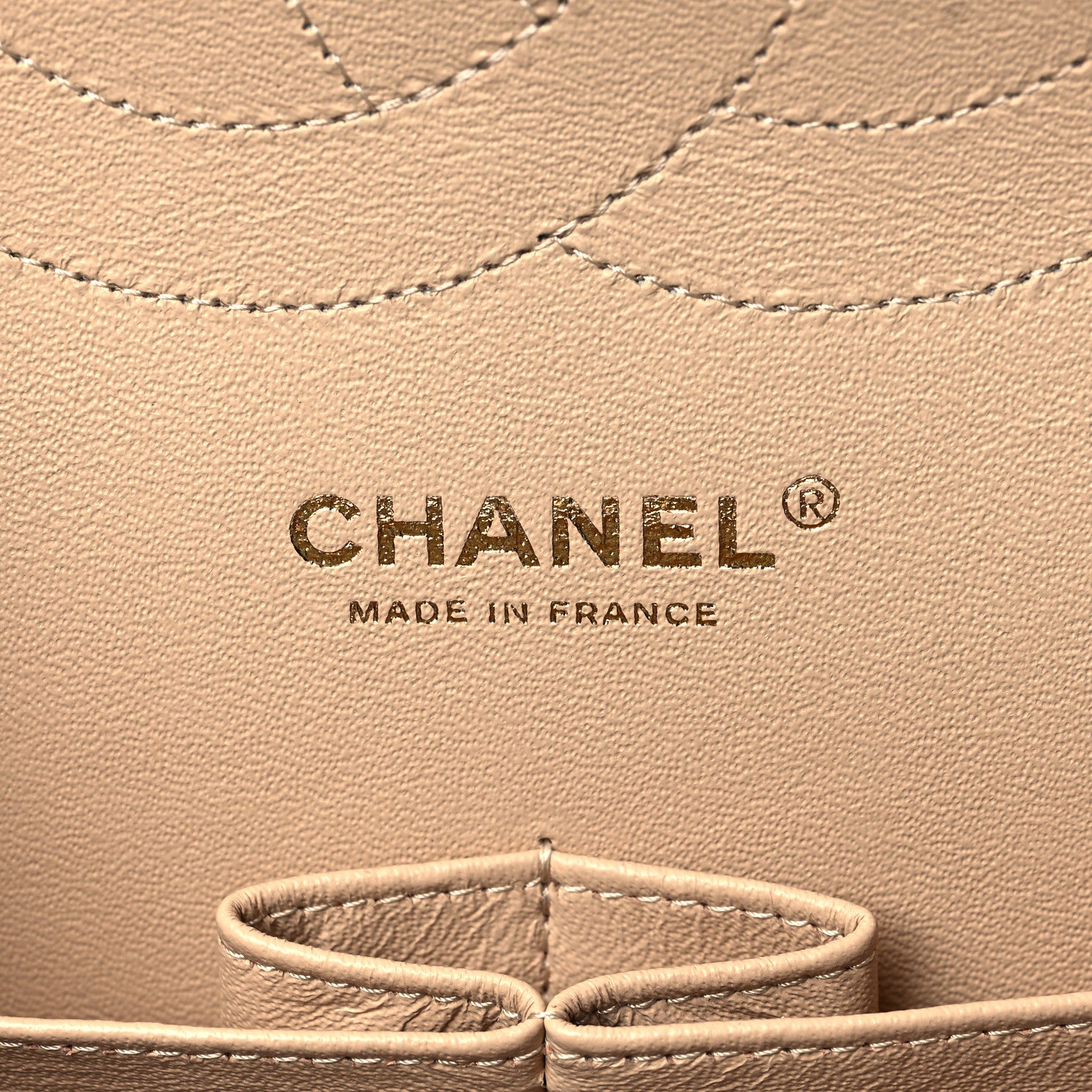 Chanel Caviar Quilted Jumbo Double Flap Beige Clair 6 of 11