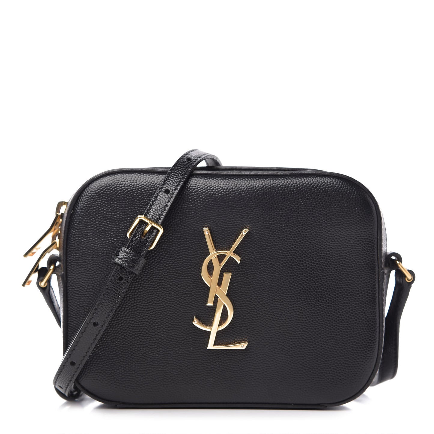 Grain De Poudre Small Classic Monogram Camera Bag Black