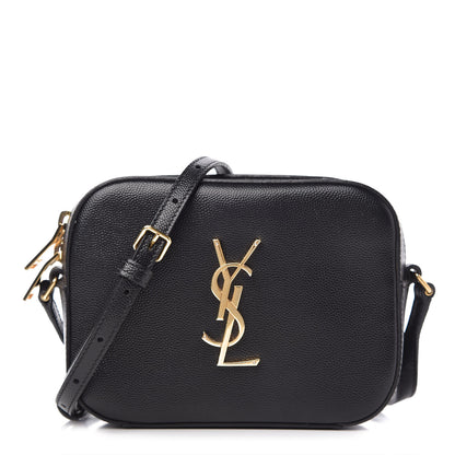 Saint Laurent Grain De Poudre Small Classic Monogram Camera Bag Black 1 of 9