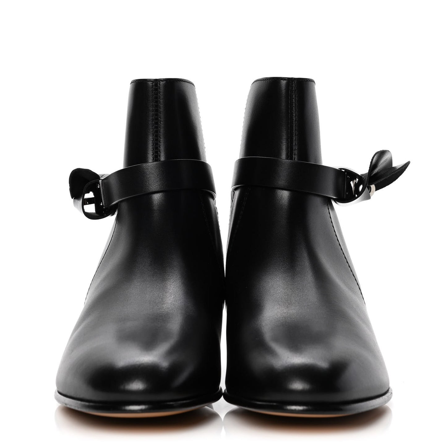 Calfskin Neo Low Boots 36 Black