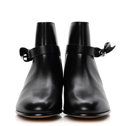 Hermes Calfskin Neo Low Boots 36 Black 2 of 4