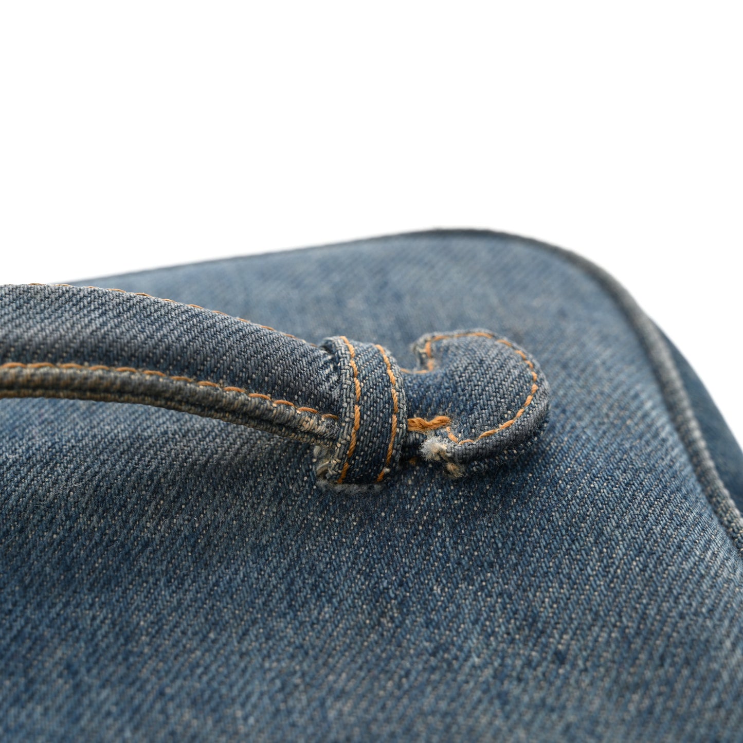 Denim Vanity Cosmetic Case Blue