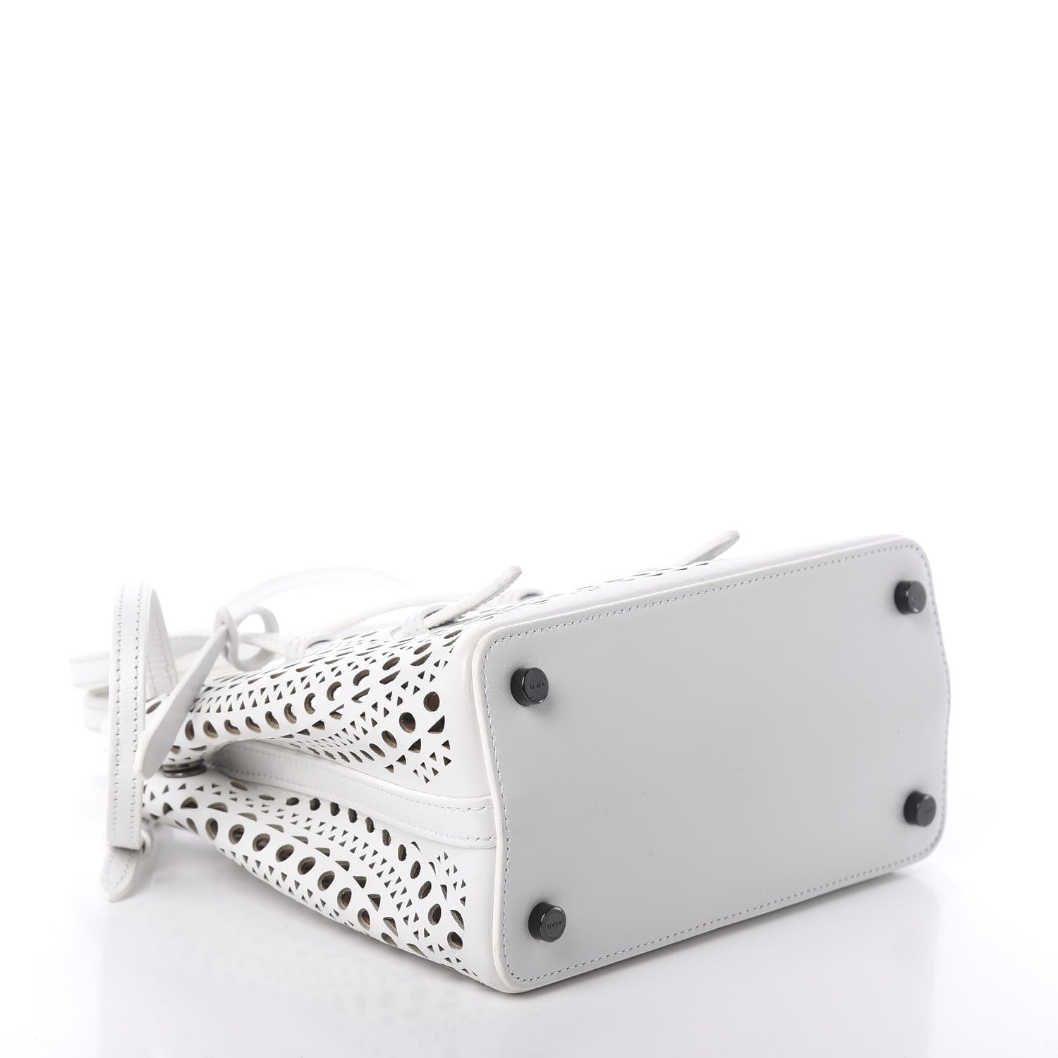 Alaia Calfskin Vienne Mina 20 Bag White 5 of 11