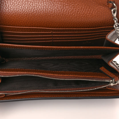 Gucci New Denim GG Monogram Dollar Calfskin Enamel Mini Dionysus Chain Wallet Blue Tea Cuir Epilog Electric Blue 5 of 12