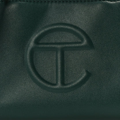 Telfar Vegan Leather Small Shopping Bag Dark Olive 8 of 10