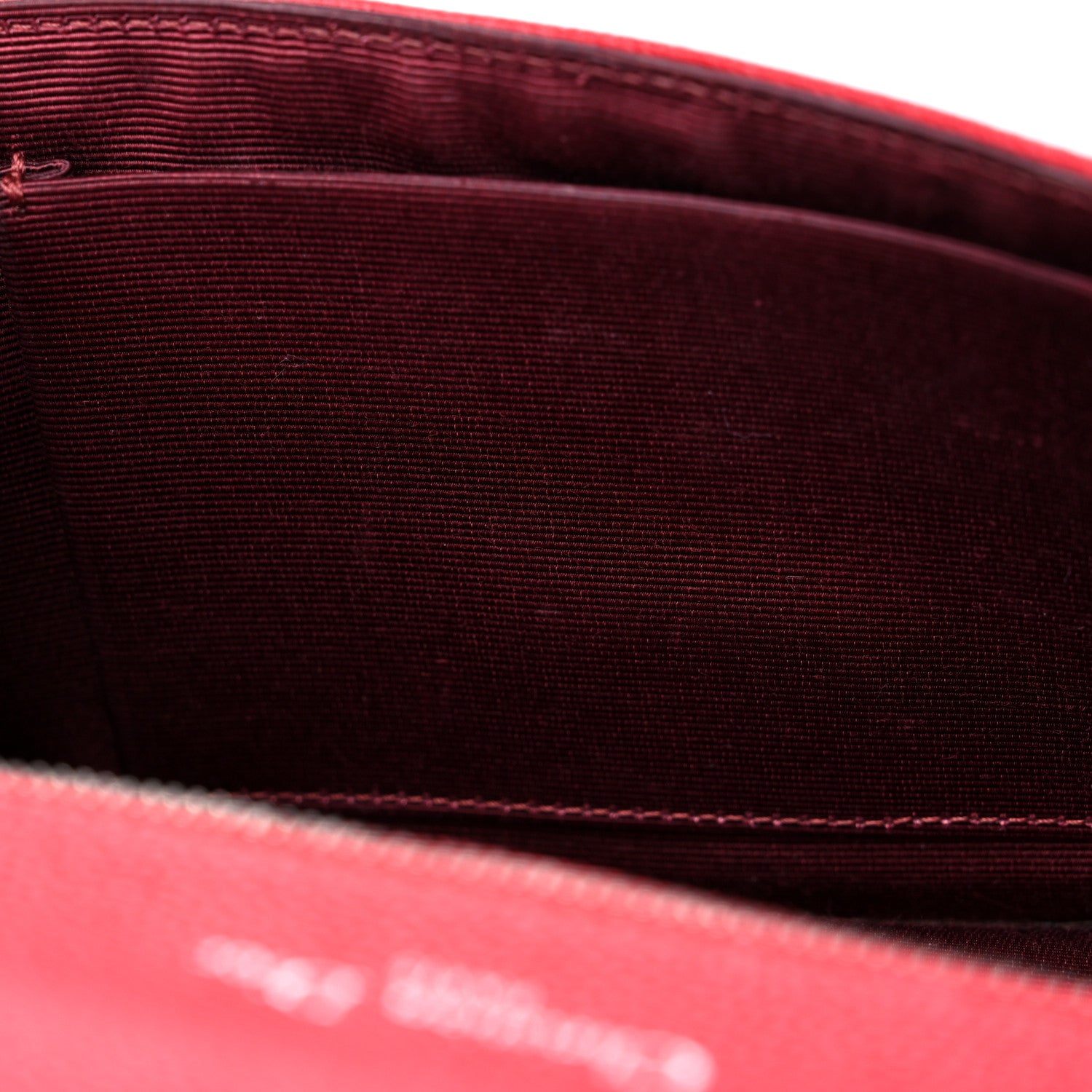 Christian Dior Grained Calfskin Small Diorama Flap Bag Red 10 of 10