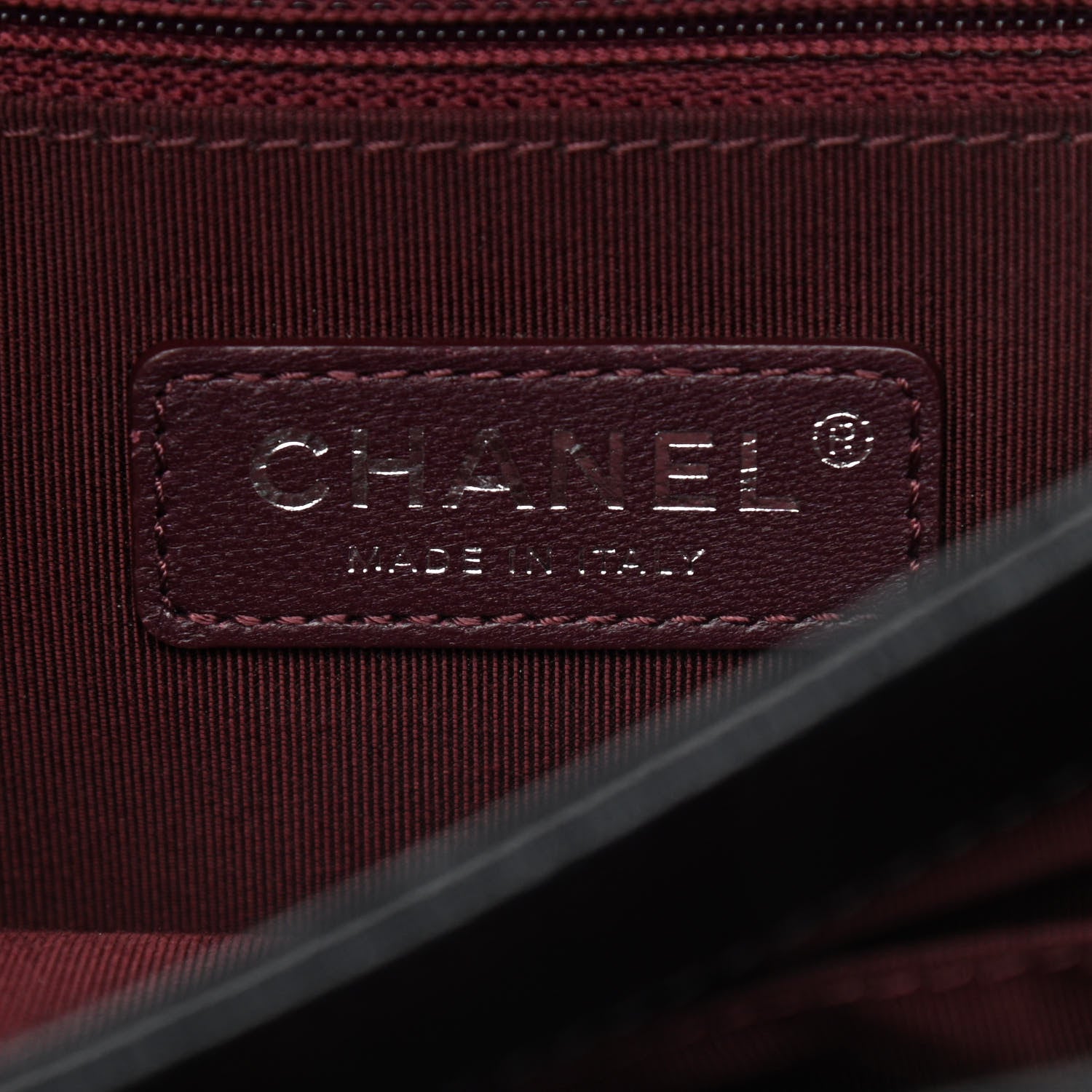 Chanel Goatskin Quilted Small CC University Shopping Tote Black 5 of 10