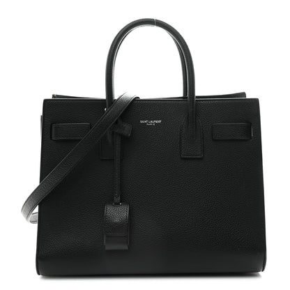 Saint Laurent Grained Calfskin Baby Sac De Jour Black 1 of 12