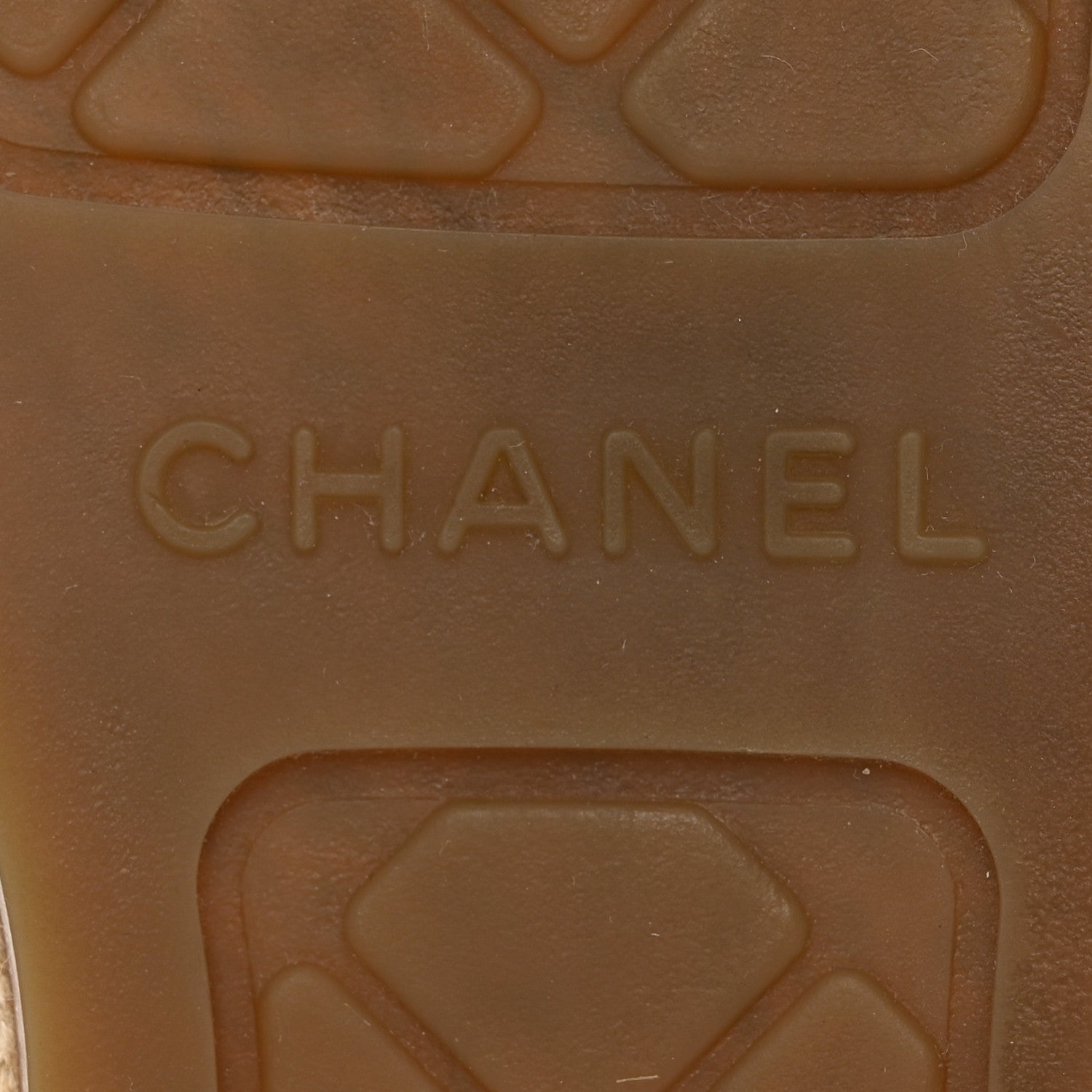 Chanel Lambskin Printed CC Espadrilles 38 Black White 6 of 11
