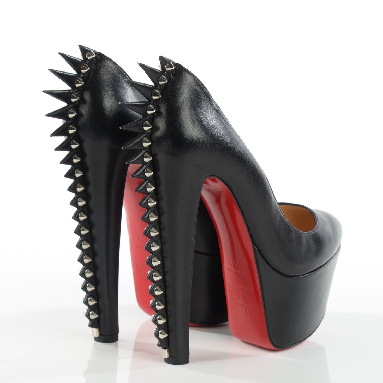 Christian Louboutin Nappa Electropump 160 Platform Pumps 35.5 Black 4 of 8