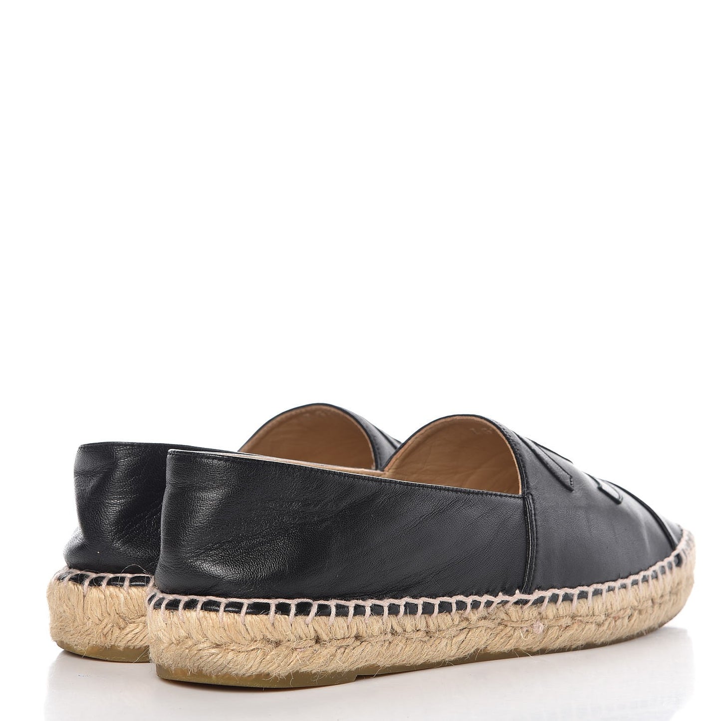 Lambskin CC Espadrilles 39 Black