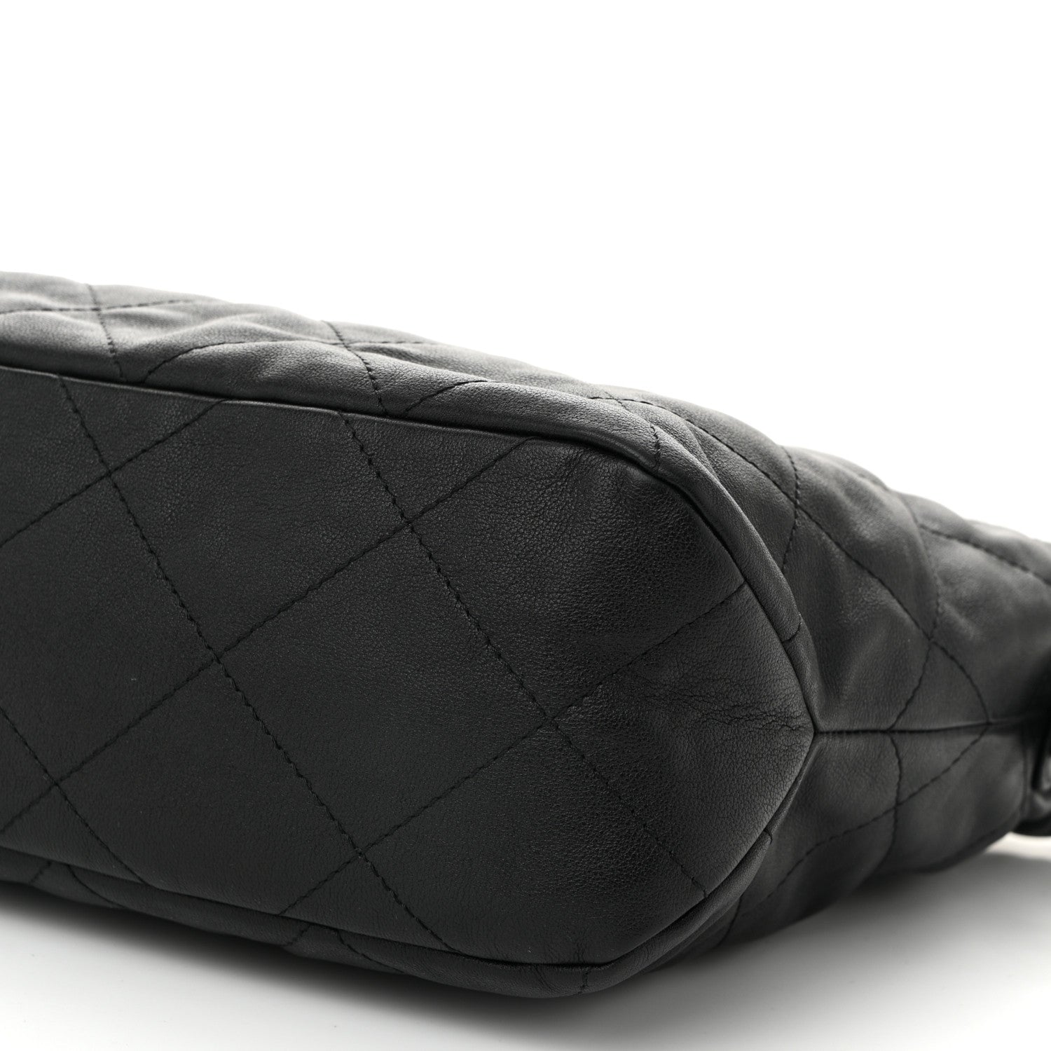 Chanel Calfskin Quilted Large Daily Hobo Black 10 of 10