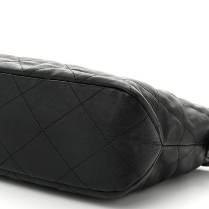 Chanel Calfskin Quilted Large Daily Hobo Black 10 of 10