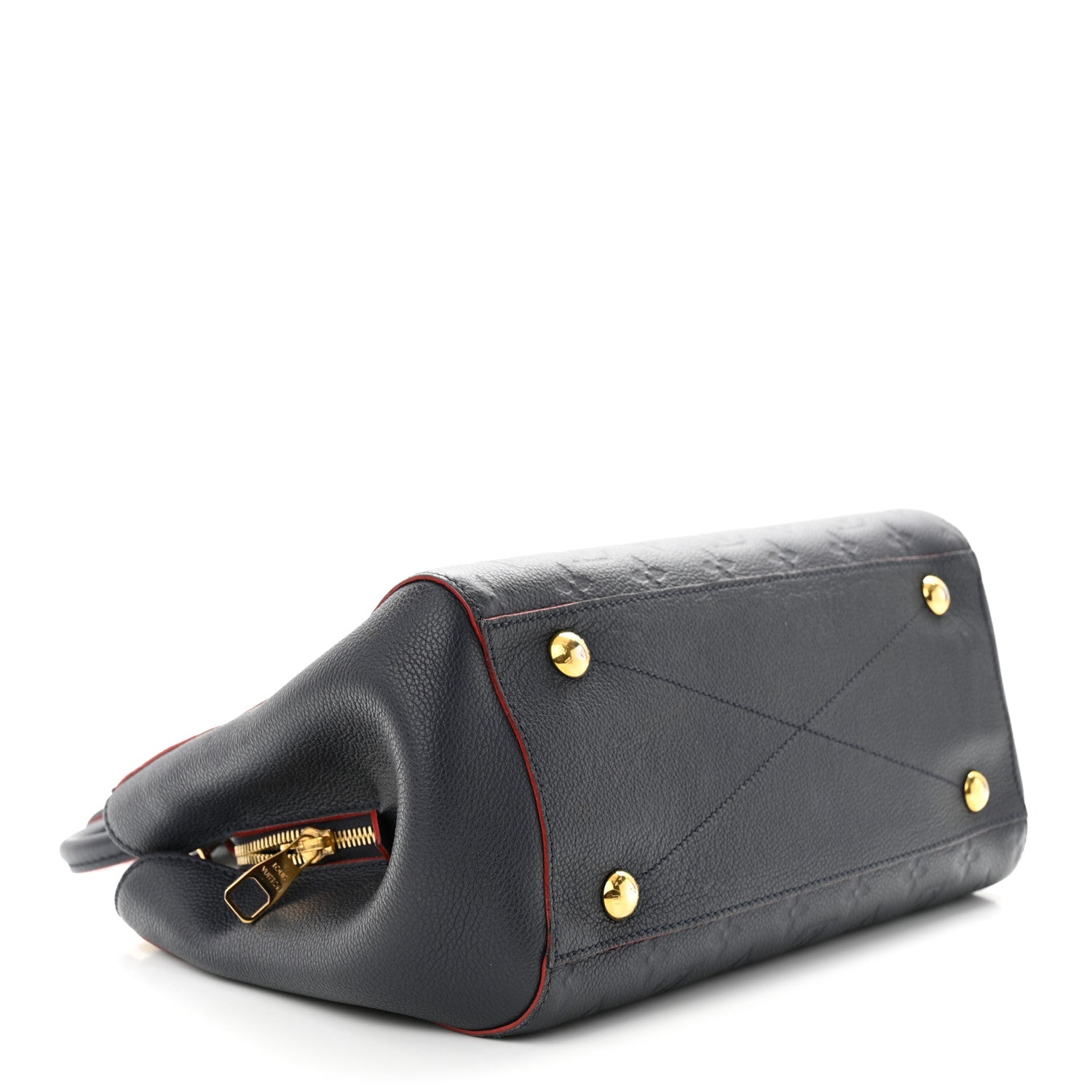 Louis Vuitton Empreinte Montaigne MM Marine Rouge 4 of 10