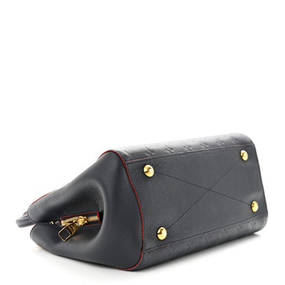 Louis Vuitton Empreinte Montaigne MM Marine Rouge 4 of 10