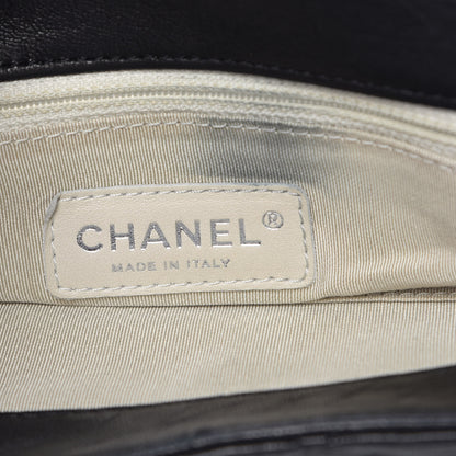 Chanel Washed Lambskin Quilted Maxi Chain Around Flap Black 6 of 9