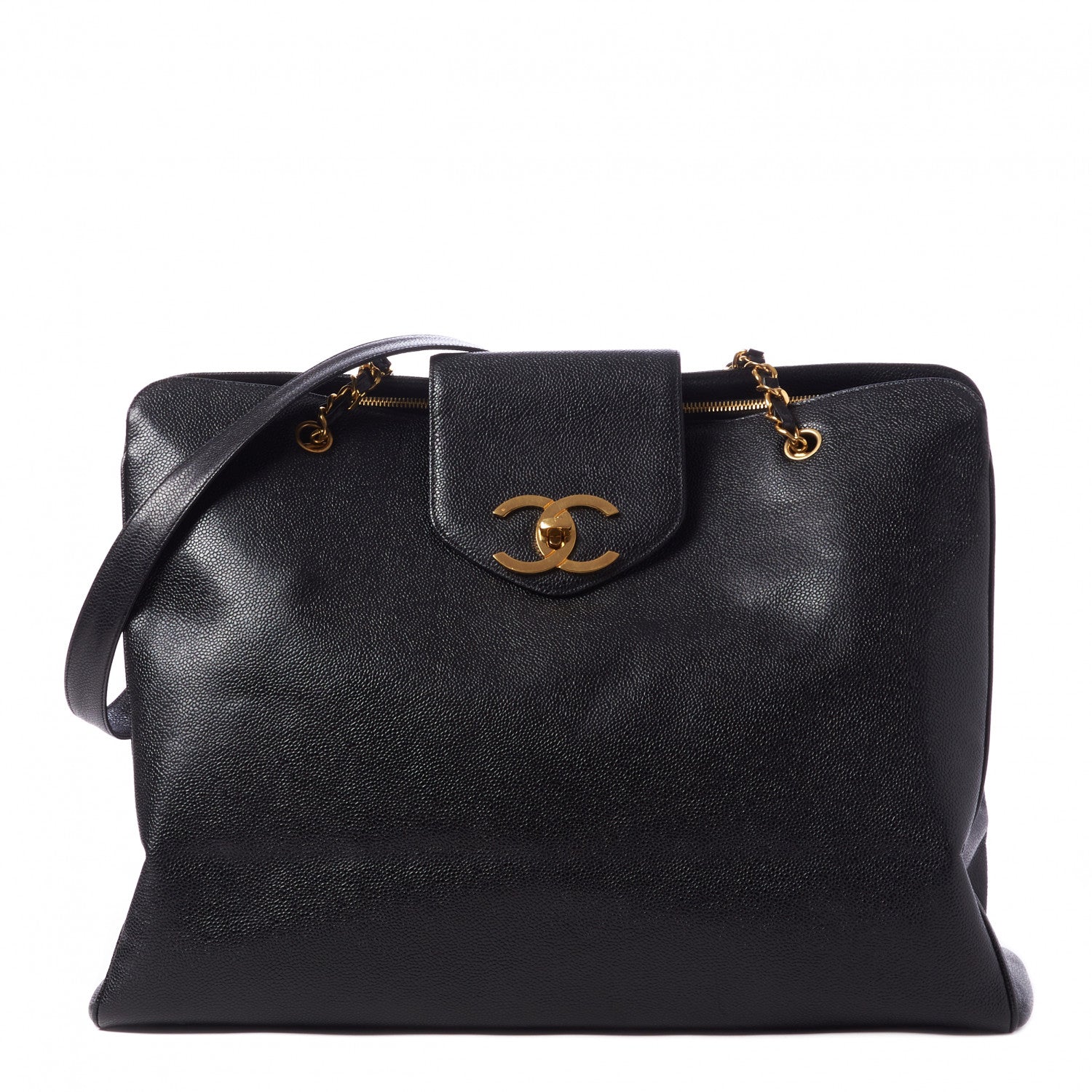 Chanel Caviar XL Weekender Bag Black 1 of 10