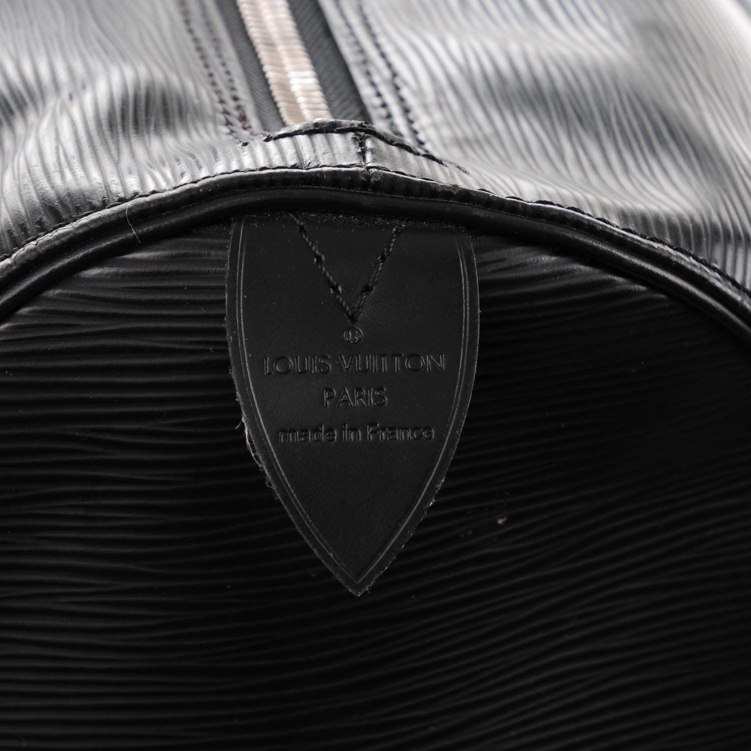 Louis Vuitton Epi Keepall 55 Black 5 of 9