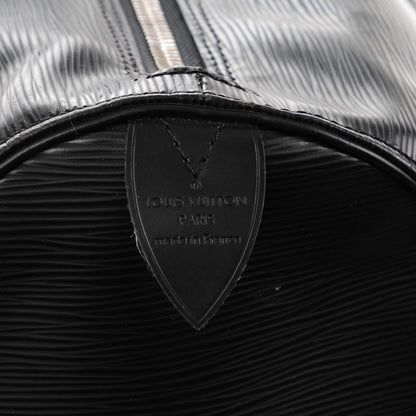 Louis Vuitton Epi Keepall 55 Black 5 of 9