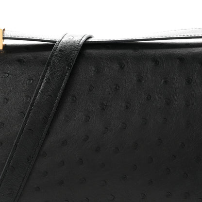 Hermes Ostrich Constance 24 Black 8 of 11