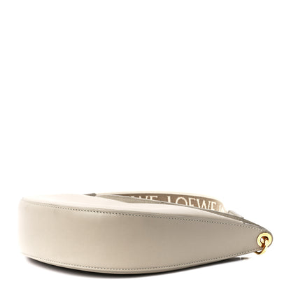 Loewe Satin Calfskin Jacquard Small Luna Bag Oat 9 of 11