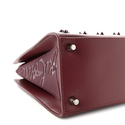 Christian Louboutin Calfskin Spikes Loubinthesky Medium Paloma Bordeaux 9 of 10