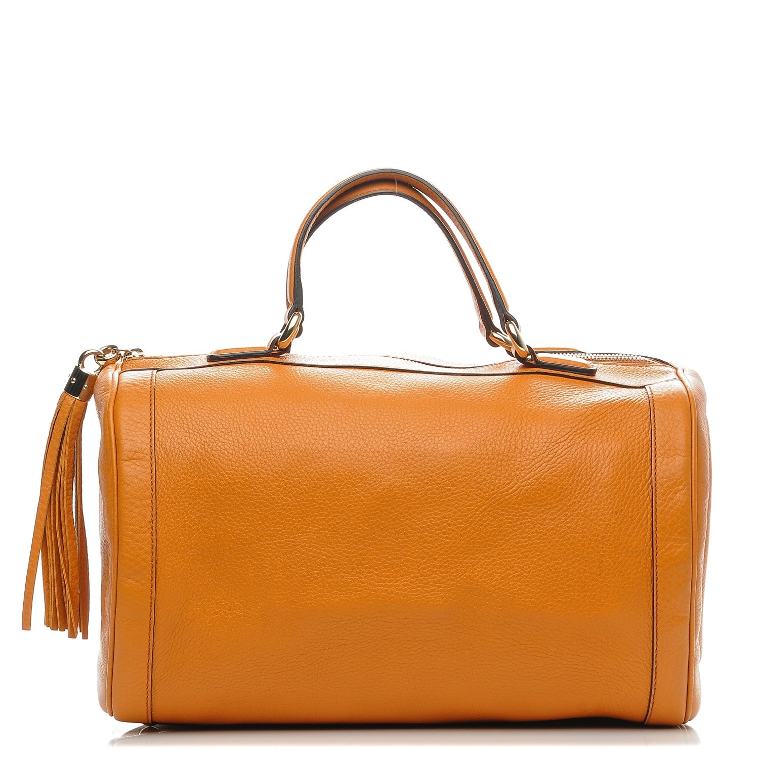 Gucci Pebbled Calfskin Medium Soho Boston Curcuma 1 of 6