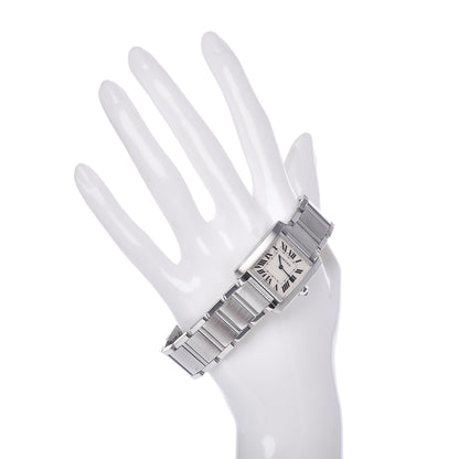 Cartier Stainless Steel 25mm Tank Francaise Quartz Watch 2 of 5