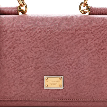 Dolce & Gabbana Dauphine Miss Sicily East West Shoulder Bag Pink 6 of 8
