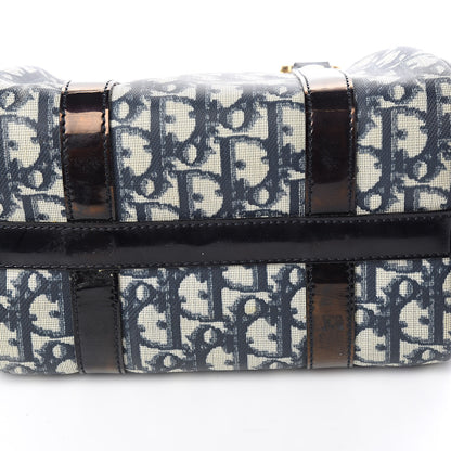 Christian Dior Monogram Boston Navy Blue 9 of 11