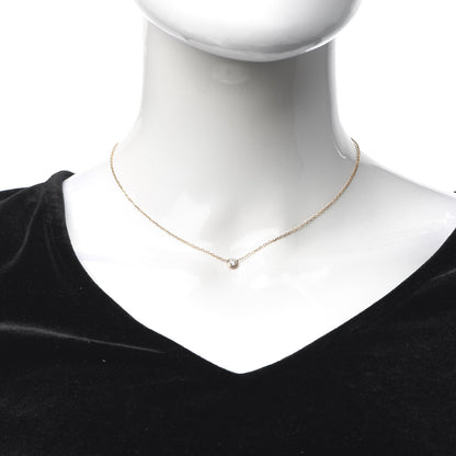 Cartier 18K Pink Gold Diamond LM D'Amour Pendant Necklace 2 of 7