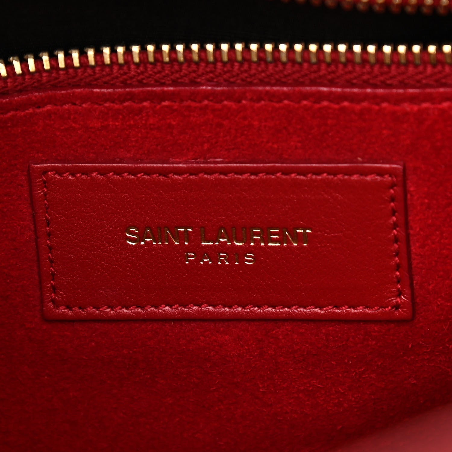 Saint Laurent Calfskin Small Sac De Jour Lipstick Red 6 of 15