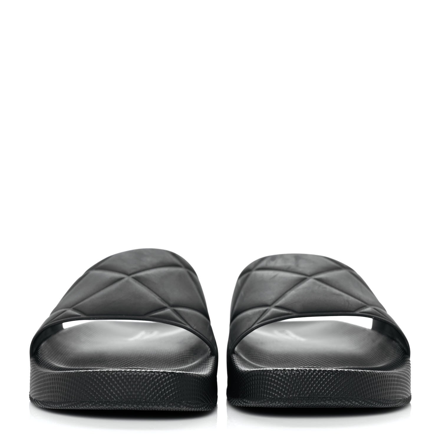 Bottega Veneta Rubber The Slider Sandals 39 Black 2 of 7