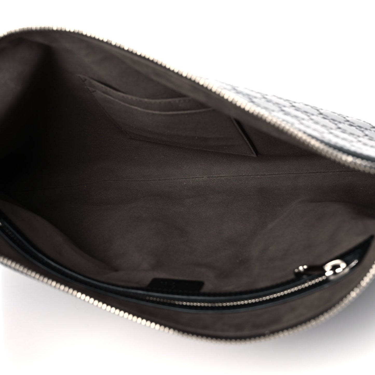 Guccissima Medium Flat Messenger Bag Black