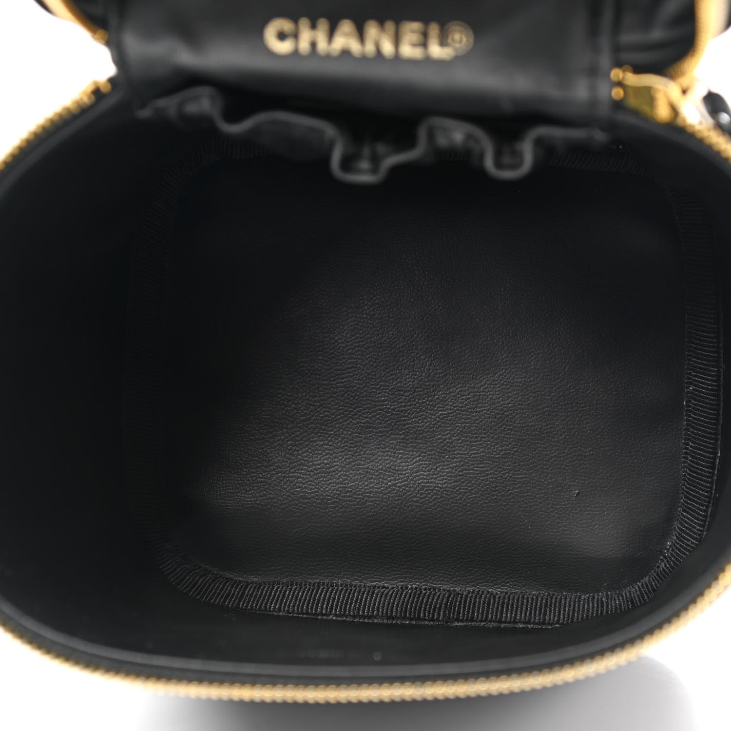 Chanel Caviar Vanity Cosmetic Case Black 5 of 13