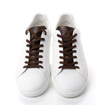 Louis Vuitton Mens Calfskin Monogram Luxembourg Sneakers 7.5 White 5 of 12