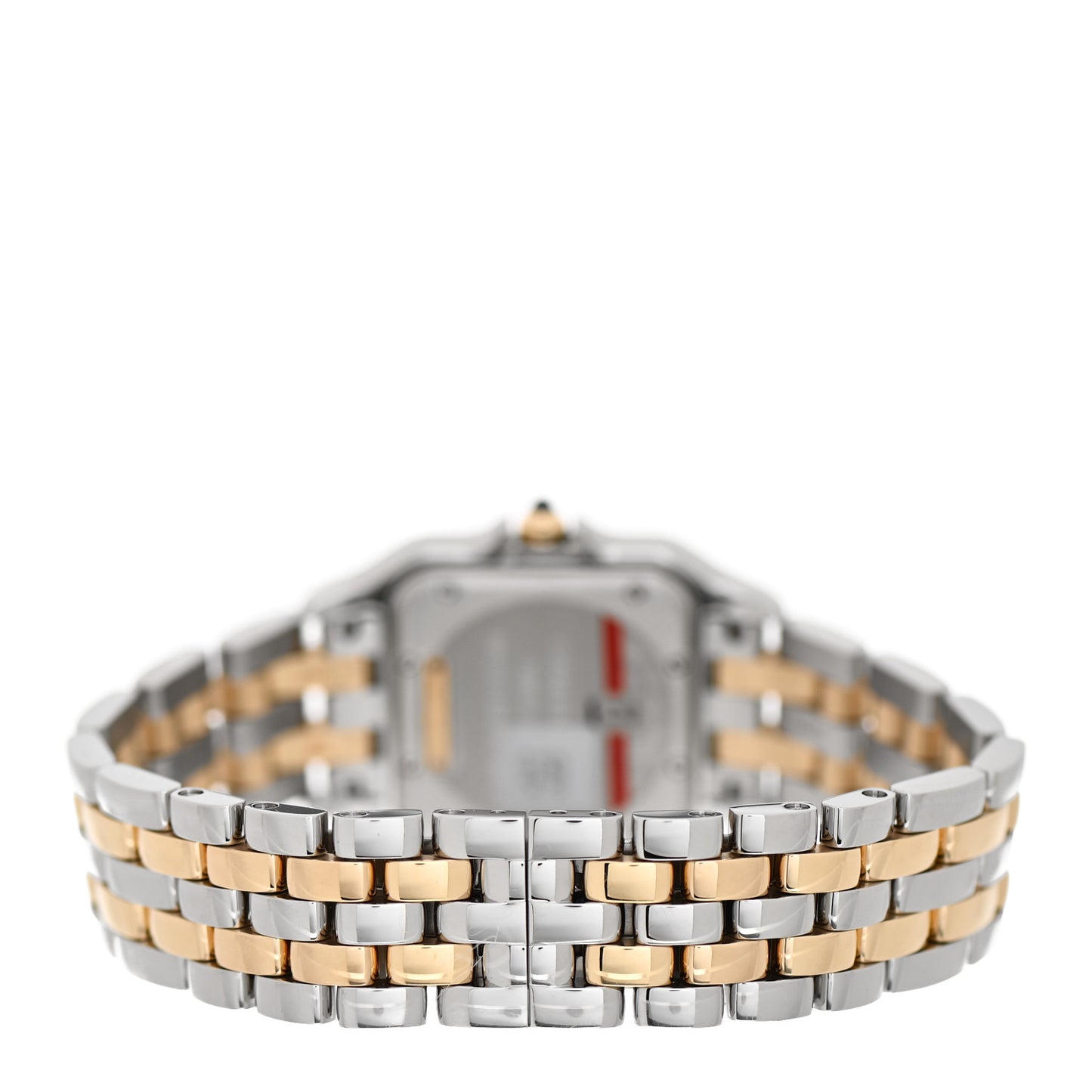 Stainless Steel 18K Yellow Gold 27mm Panthere Quartz Watch