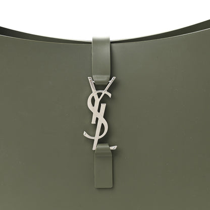 Saint Laurent Rubber Small Le 5 A 7 Hobo Burnt Olive 7 of 9