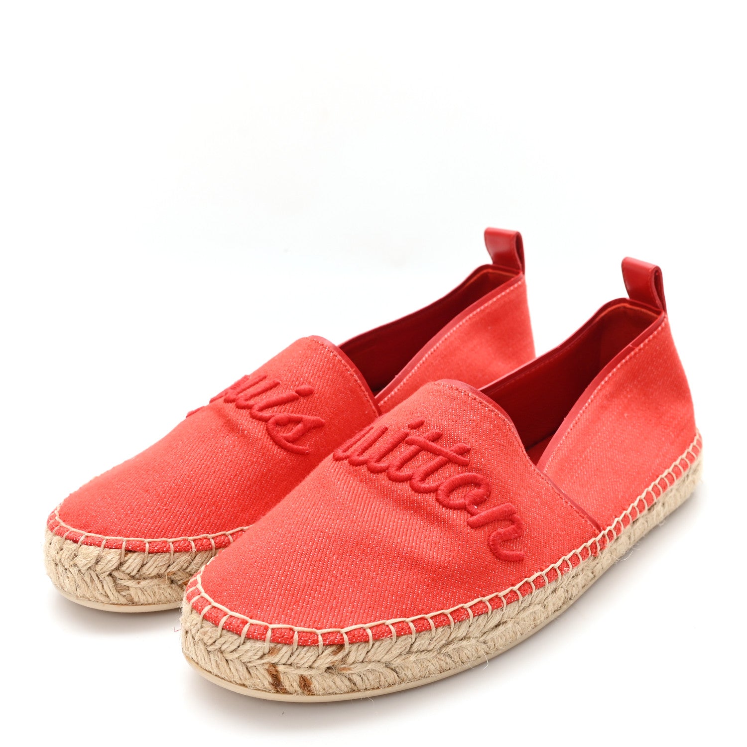 Louis Vuitton Canvas Waterfall Espadrille 38 Rouge 4 of 9