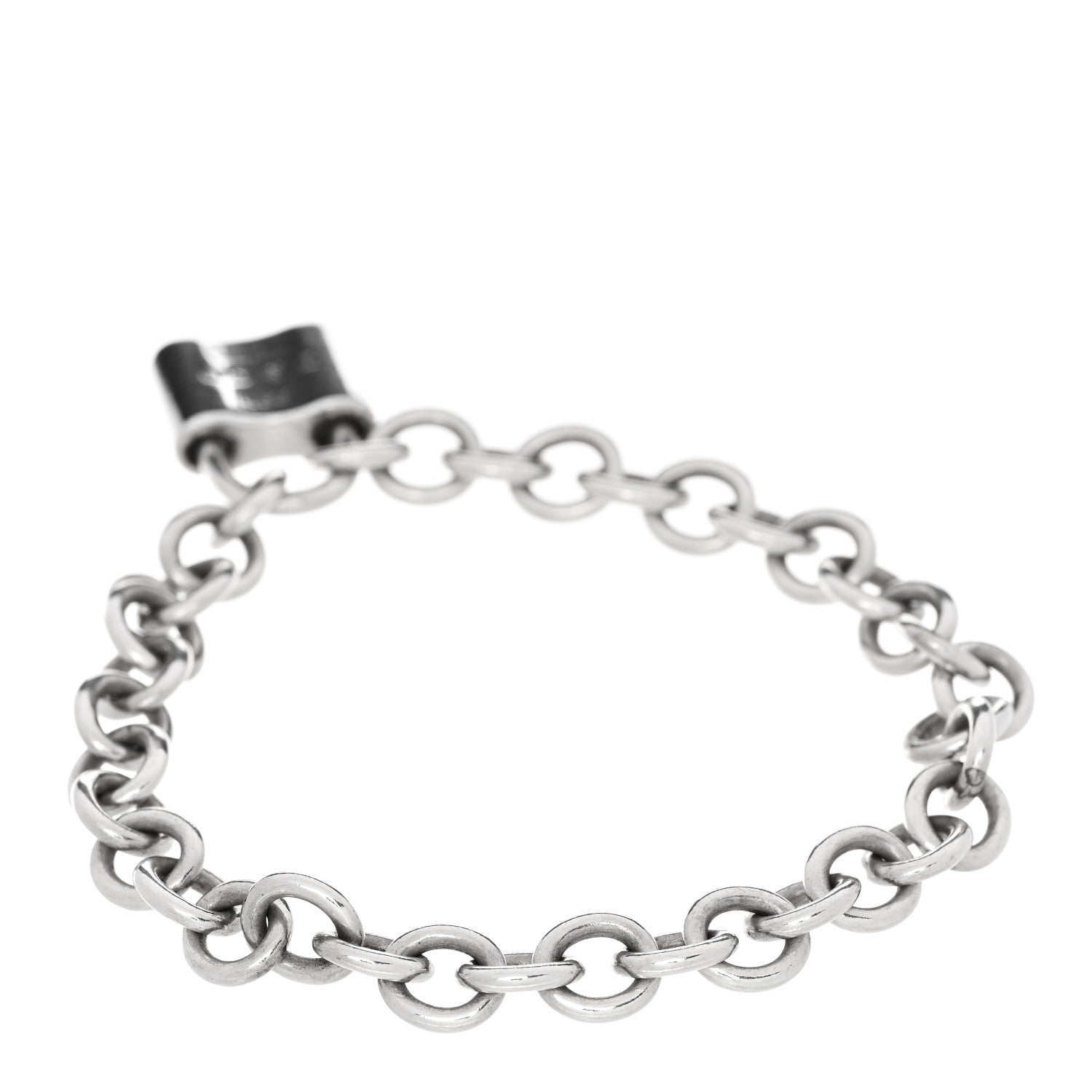 Tiffany Sterling Silver 1837 Lock Charm Bracelet 2 of 4