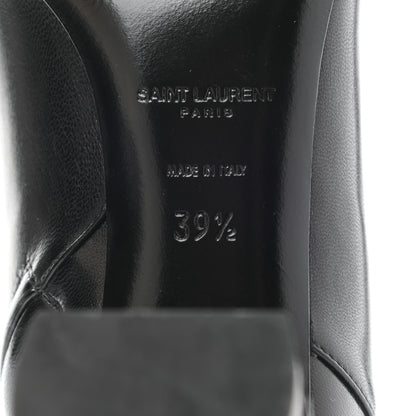 Saint Laurent Nappa Vendome Loulou Ankle Zip Boots 39.5 Black 7 of 9