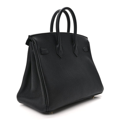 Hermes Togo Birkin 25 Black 3 of 9