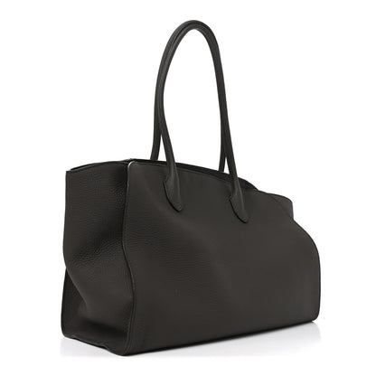 The Row Matte Grained Calfskin Marlo 14 Mid Grey 2 of 8
